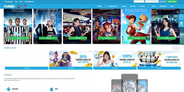 Fun88 siêu đỉnh - Ứng dụng biến ước mơ giàu sang thành hiện thực